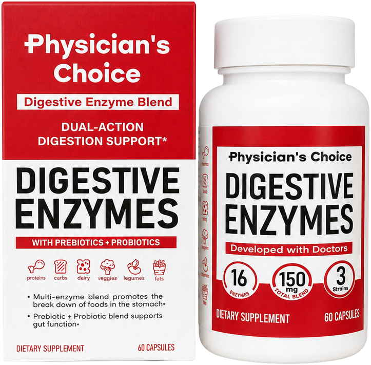 Digestive Enzymes — suplemento de bienestar PARNAZA