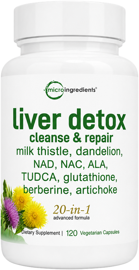 Liver Detox Cleanse & Repair — suplemento de bienestar PARNAZA